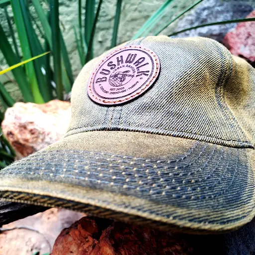 [S13] Bushwalk Dual Tone Oil Skin 6 Panel
