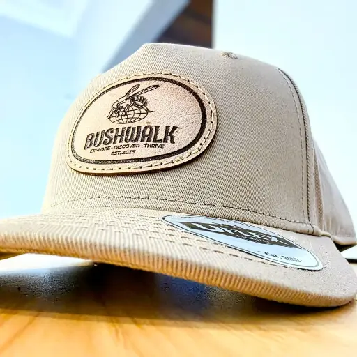 [S11] Bushwalk 5 Panel Curved Peak Snapback